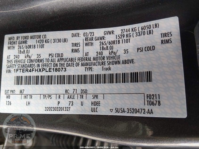 2023 FORD RANGER XL/XLT/LARIAT — фото 9
