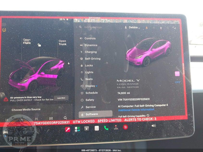 2024 TESLA MODEL Y LONG RANGE DUAL MOTOR ALL-WHEEL DRIVE — фото 7