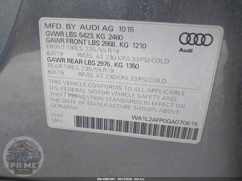 2016 AUDI Q5 2.0T PREMIUM — фото 9