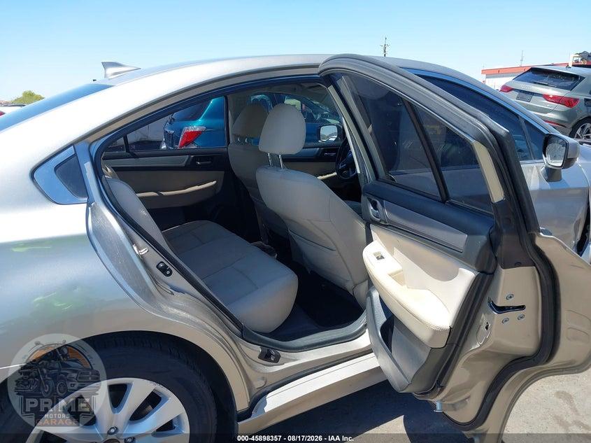 2016 SUBARU LEGACY 2.5I PREMIUM — фото 8