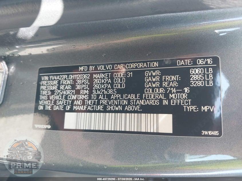 2017 VOLVO XC90 T6 INSCRIPTION — фото 9