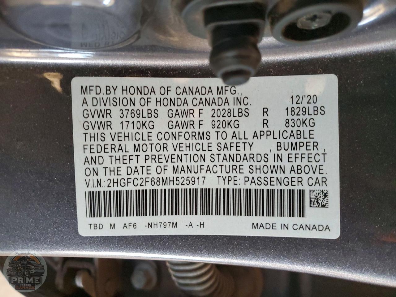 2021 HONDA CIVIC — фото 12