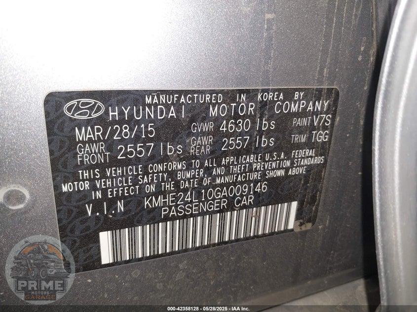 2016 HYUNDAI SONATA HYBRID SE — фото 9