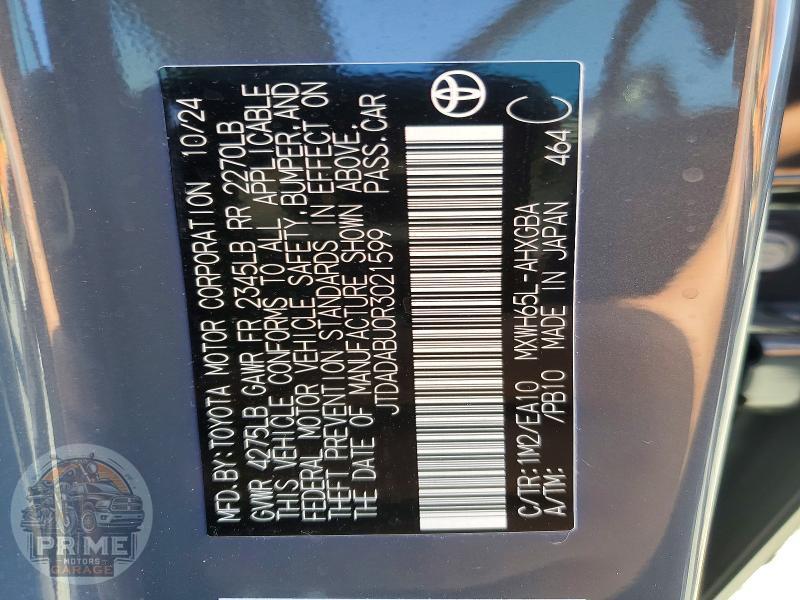 2024 TOYOTA PRIUS — фото 13