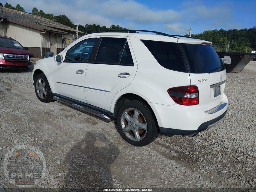 2007 MERCEDES-BENZ ML 350 4MATIC — фото 3