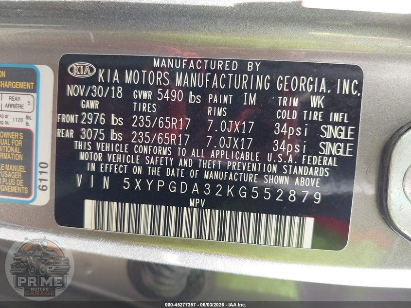 2019 KIA SORENTO 2.4L LX — фото 9
