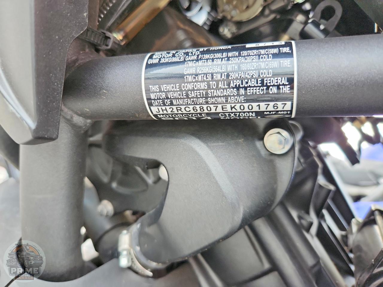 2014 HONDA CTX700 — фото 9
