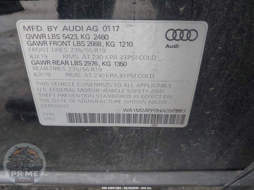 2017 AUDI Q5 2.0T PREMIUM — фото 9