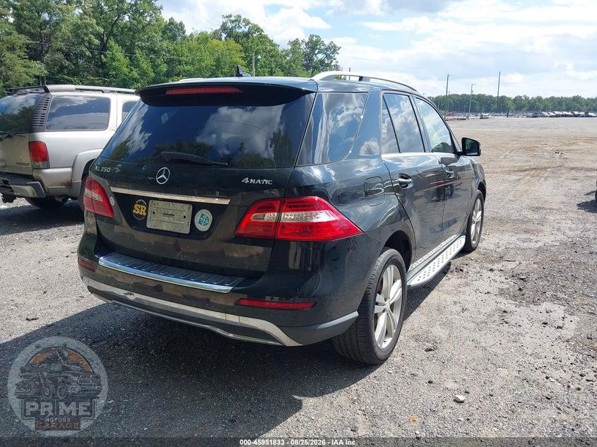 2013 MERCEDES-BENZ ML 350 4MATIC — фото 4