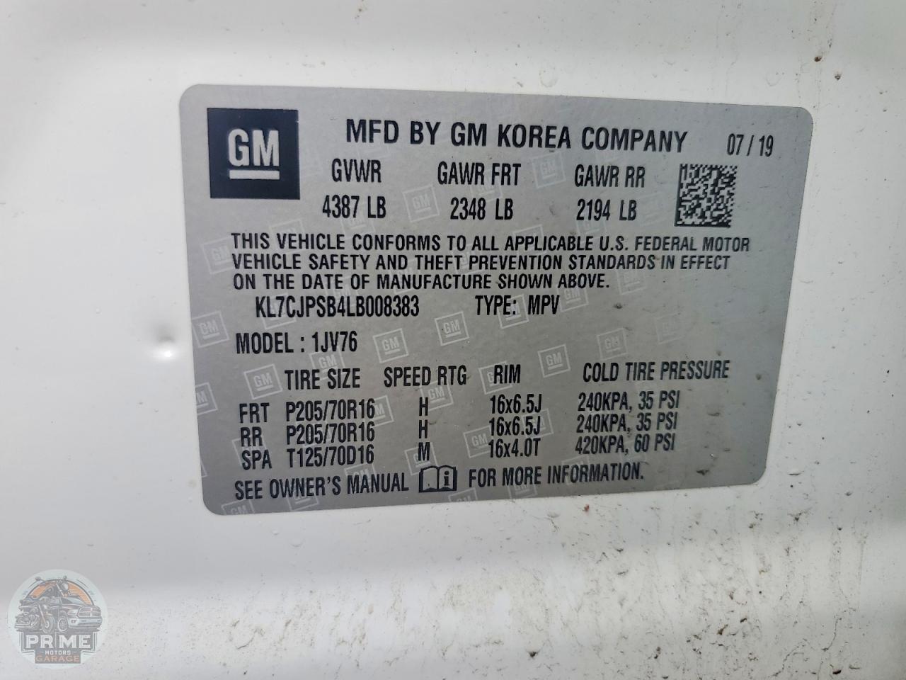 2020 CHEVROLET TRAX — фото 13
