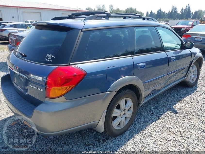 2005 SUBARU OUTBACK 2.5I LIMITED — фото 4