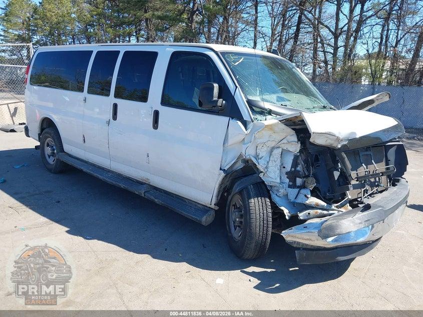 2020 CHEVROLET EXPRESS PASSENGER RWD 3500 EXTENDED WHEELBASE LT