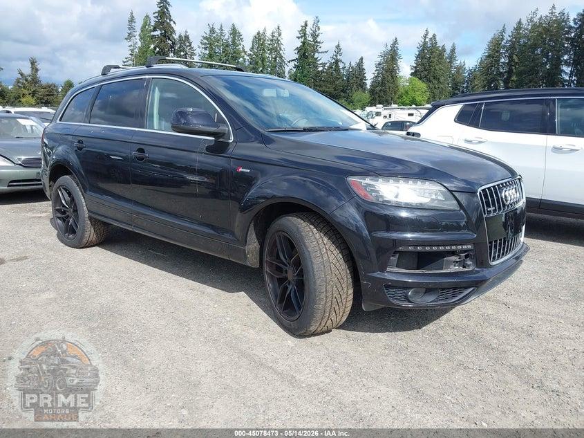 2013 AUDI Q7 3.0T S LINE PRESTIGE
