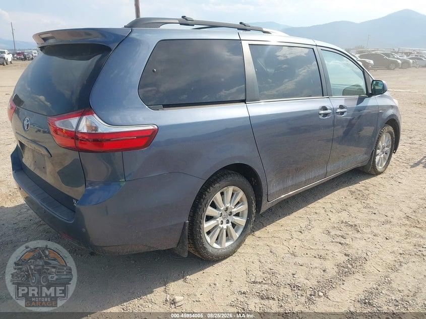 2016 TOYOTA SIENNA XLE PREMIUM 7 PASSENGER — фото 4