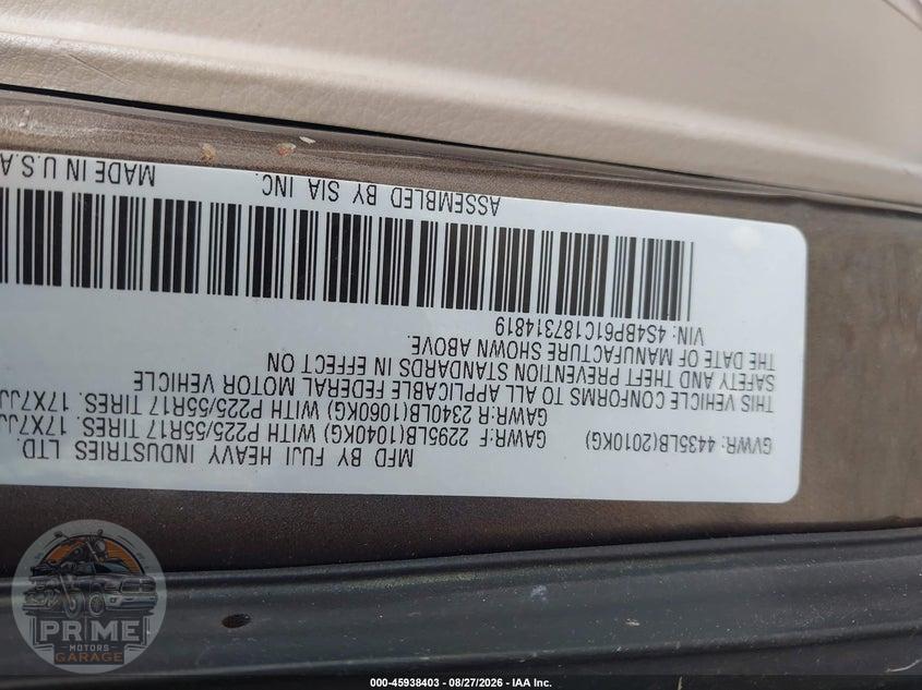 2008 SUBARU OUTBACK 2.5I/2.5I L.L. BEAN EDITION — фото 9