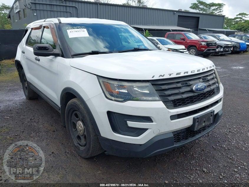 2018 FORD POLICE INTERCEPTOR UTILITY