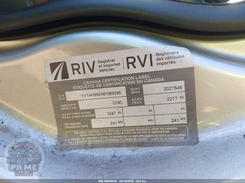 2008 VOLVO S80 3.0L TURBO — фото 9