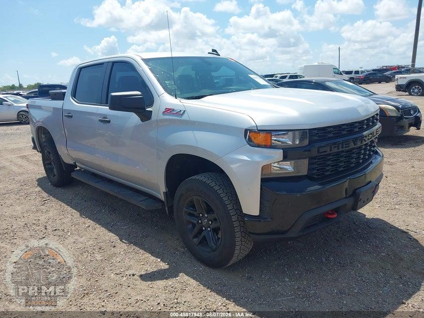2021 CHEVROLET SILVERADO 1500 4WD  SHORT BED CUSTOM TRAIL BOSS
