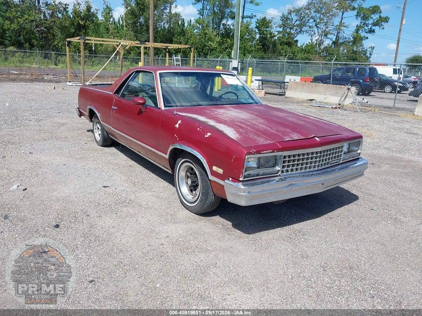 1983 CHEVROLET EL CAMINO