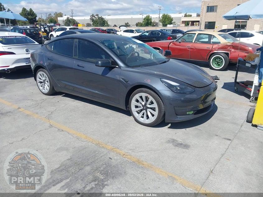 2022 TESLA MODEL 3 REAR-WHEEL DRIVE