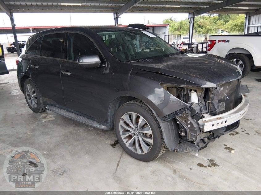 2016 ACURA MDX TECHNOLOGY   ACURAWATCH PLUS PACKAGES/TECHNOLOGY PACKAGE