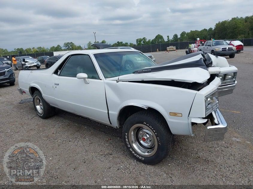 1984 CHEVROLET EL CAMINO