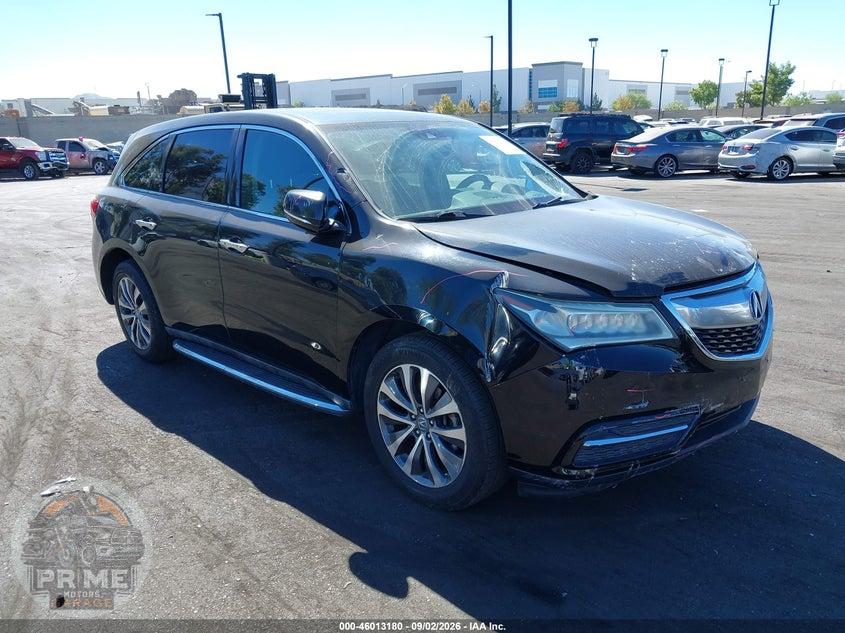 2016 ACURA MDX TECHNOLOGY   ACURAWATCH PLUS PACKAGES/TECHNOLOGY PACKAGE