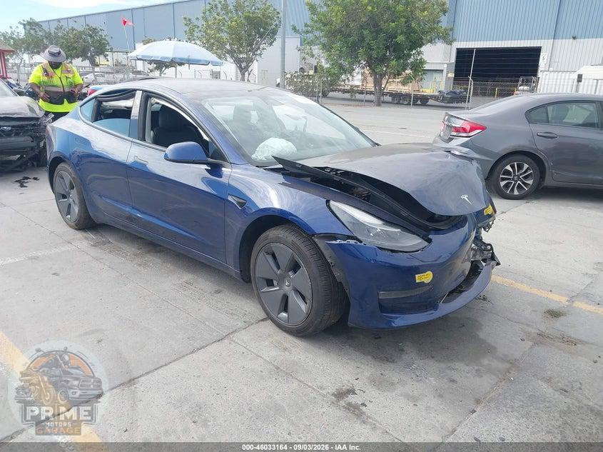 2022 TESLA MODEL 3 LONG RANGE DUAL MOTOR ALL-WHEEL DRIVE