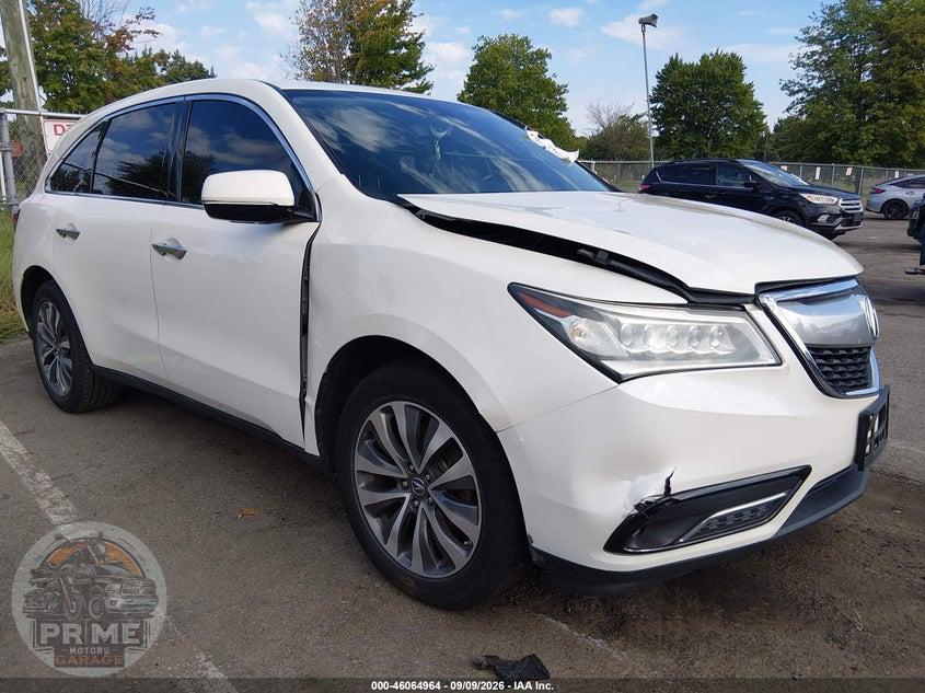 2016 ACURA MDX TECHNOLOGY   ACURAWATCH PLUS PACKAGES/TECHNOLOGY PACKAGE
