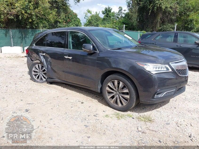 2016 ACURA MDX TECHNOLOGY   ACURAWATCH PLUS PACKAGES/TECHNOLOGY PACKAGE