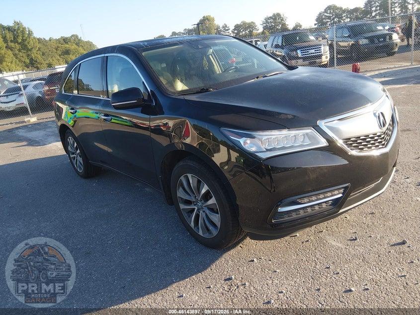 2016 ACURA MDX TECHNOLOGY   ACURAWATCH PLUS PACKAGES/TECHNOLOGY PACKAGE