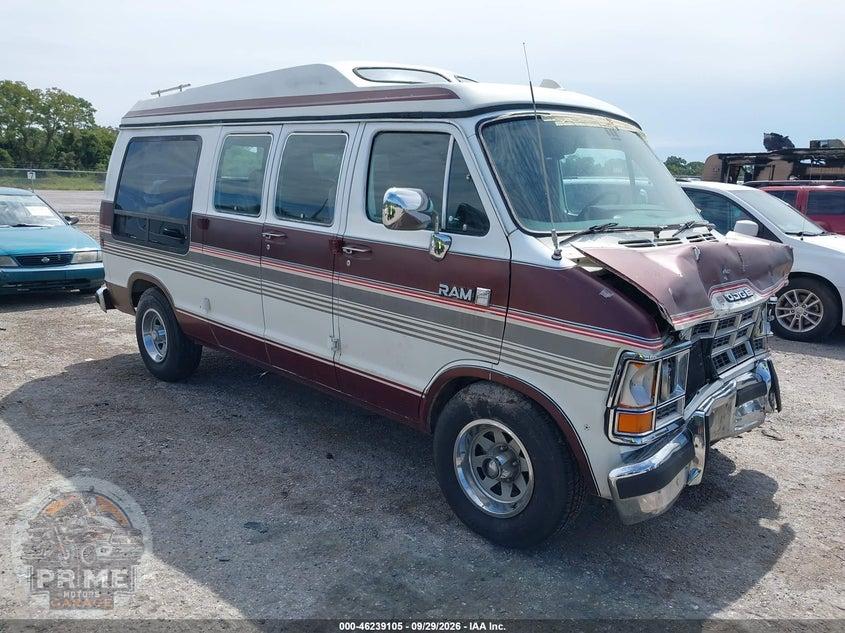 1987 DODGE RAM VAN B250