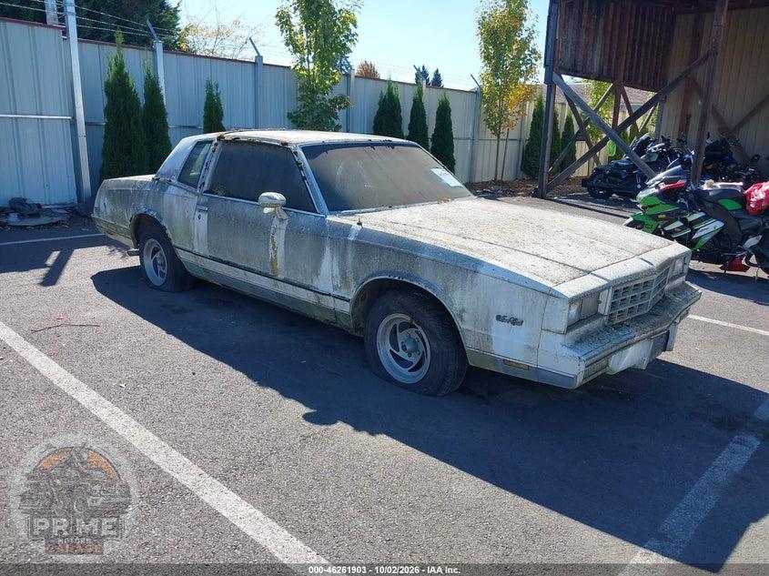 1984 CHEVROLET MONTE CARLO