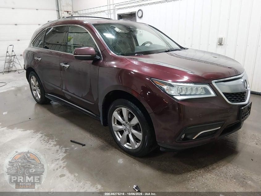 2016 ACURA MDX ADVANCE   ENTERTAINMENT PACKAGES/ADVANCE PACKAGE