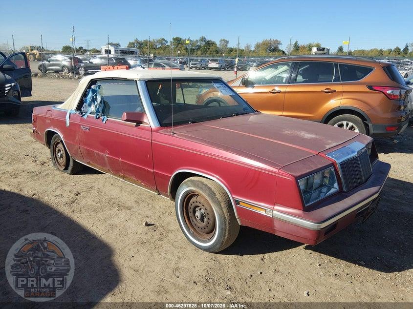 1985 CHRYSLER LEBARON