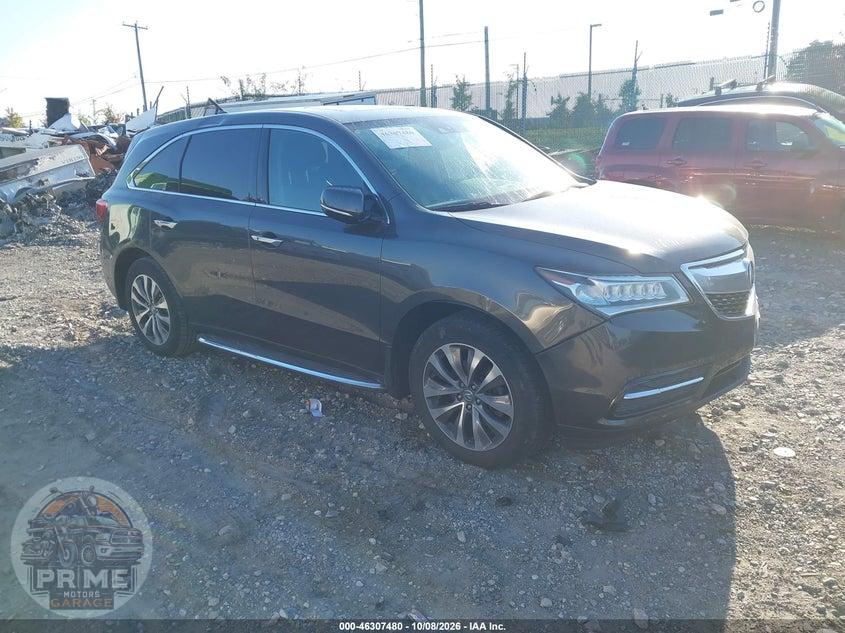 2015 ACURA MDX TECHNOLOGY PKG W/ENTERTAINMENT PKG