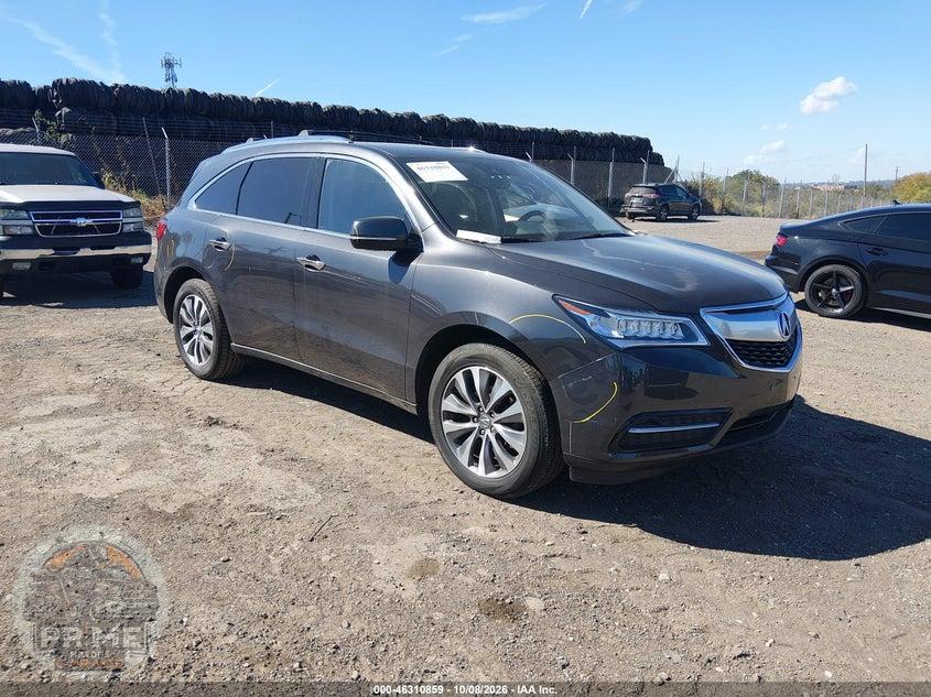 2016 ACURA MDX TECHNOLOGY   ACURAWATCH PLUS PACKAGES/TECHNOLOGY PACKAGE