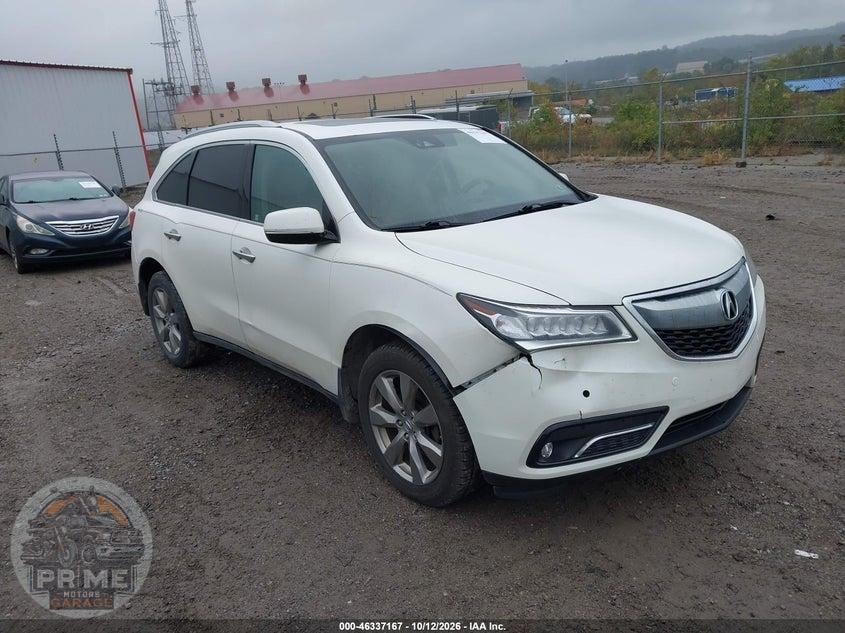 2016 ACURA MDX ADVANCE   ENTERTAINMENT PACKAGES/ADVANCE PACKAGE
