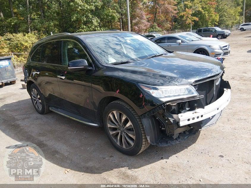 2015 ACURA MDX TECHNOLOGY PKG W/ENTERTAINMENT PKG