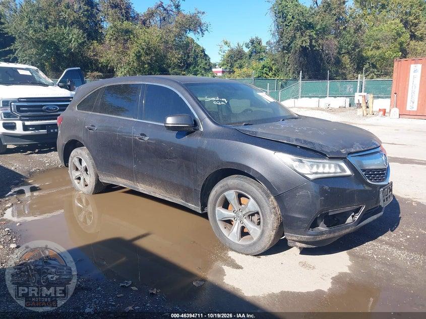 2016 ACURA MDX ACURAWATCH PLUS PACKAGE