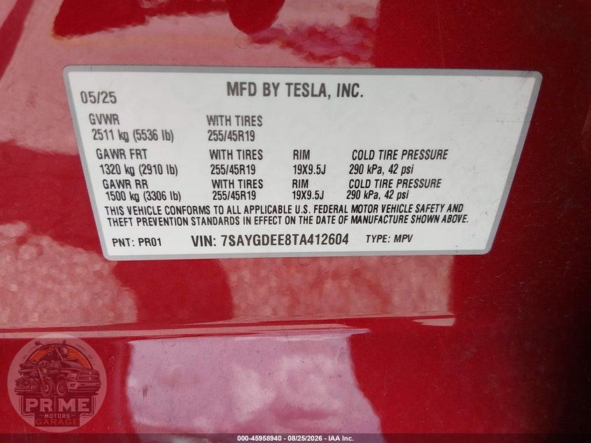 2026 TESLA MODEL Y ALL-WHEEL DRIVE/LONG RANGE LAUNCH SERIES/PREMIUM ALL-WHEEL DRIVE — фото 9