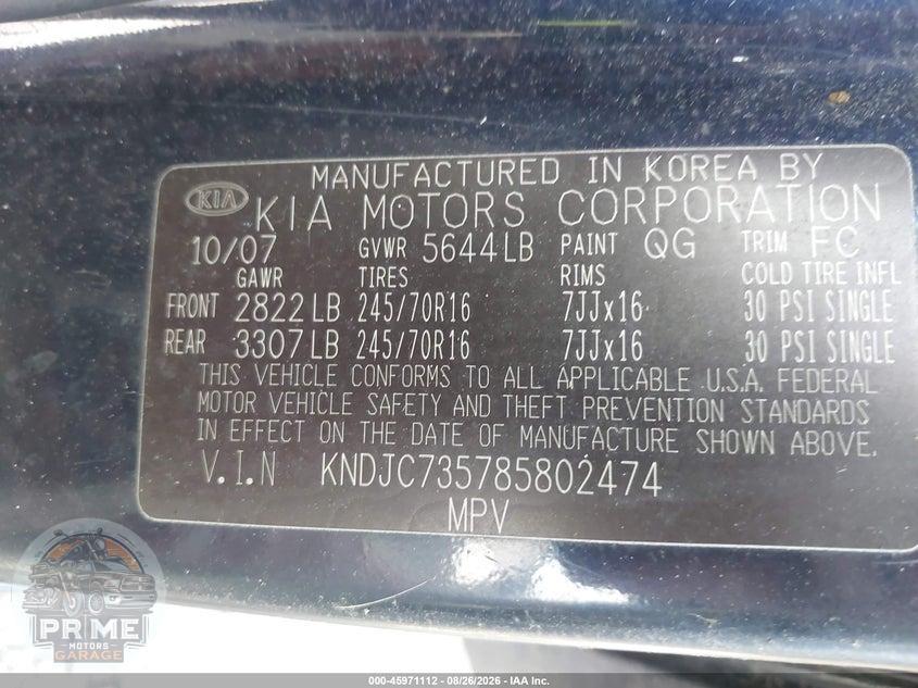2008 KIA SORENTO LX — фото 9