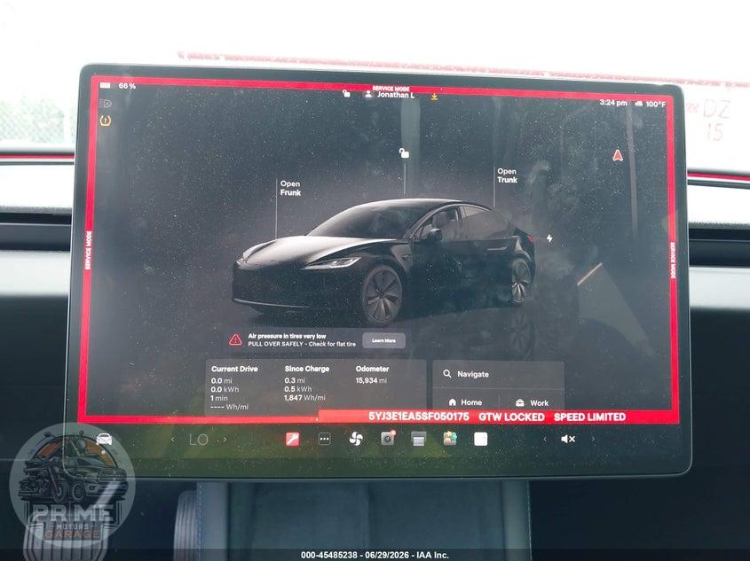 2025 TESLA MODEL 3 LONG RANGE REAR-WHEEL DRIVE/STANDARD REAR-WHEEL DRIVE — фото 7