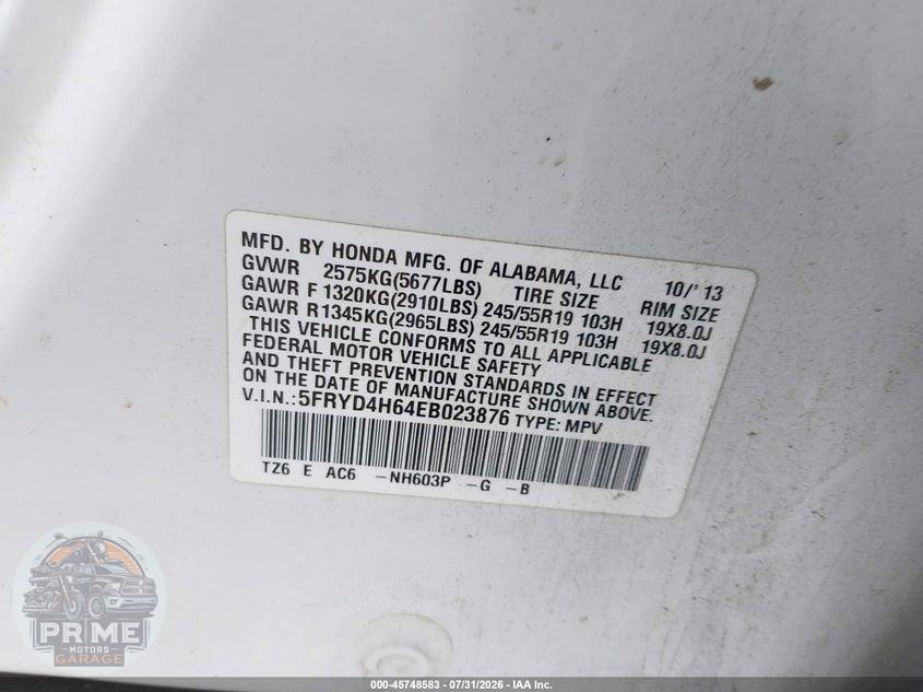2014 ACURA MDX TECHNOLOGY PKG W/ENTERTAINMENT PKG — фото 9