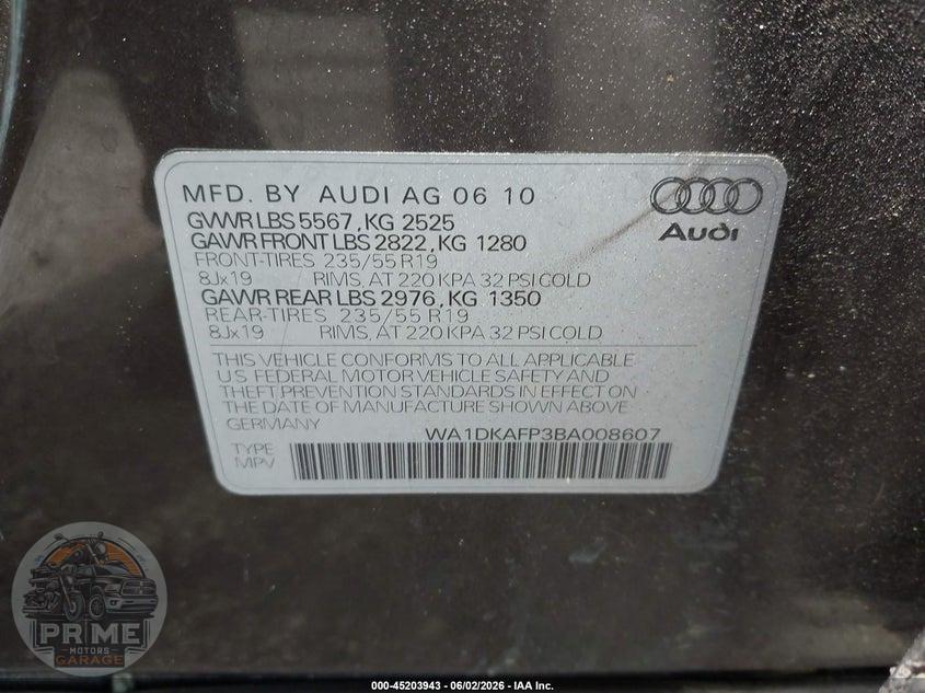 2011 AUDI Q5 3.2 PREMIUM PLUS — фото 9