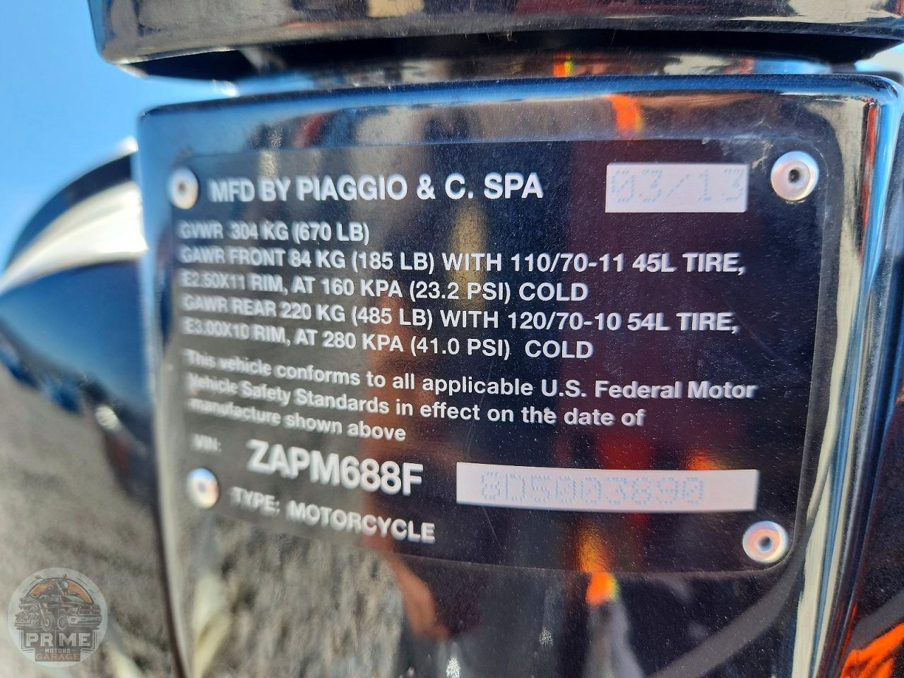 2013 VESPA LX — фото 9