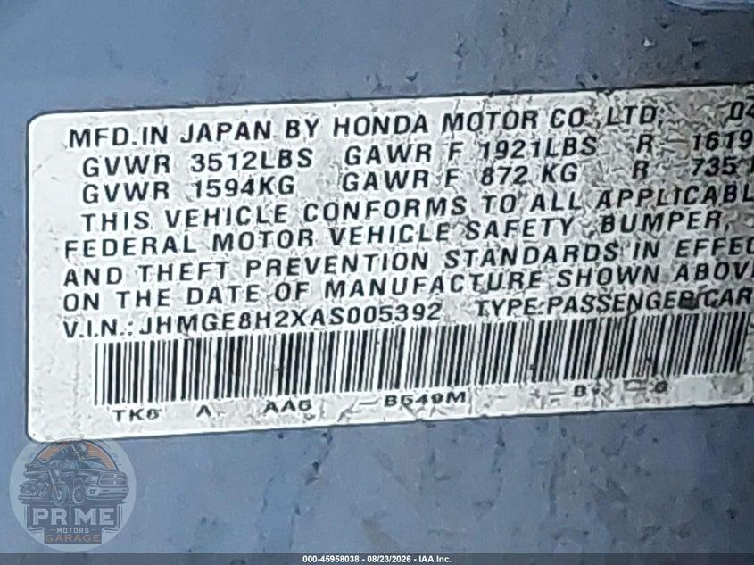 2010 HONDA FIT — фото 9