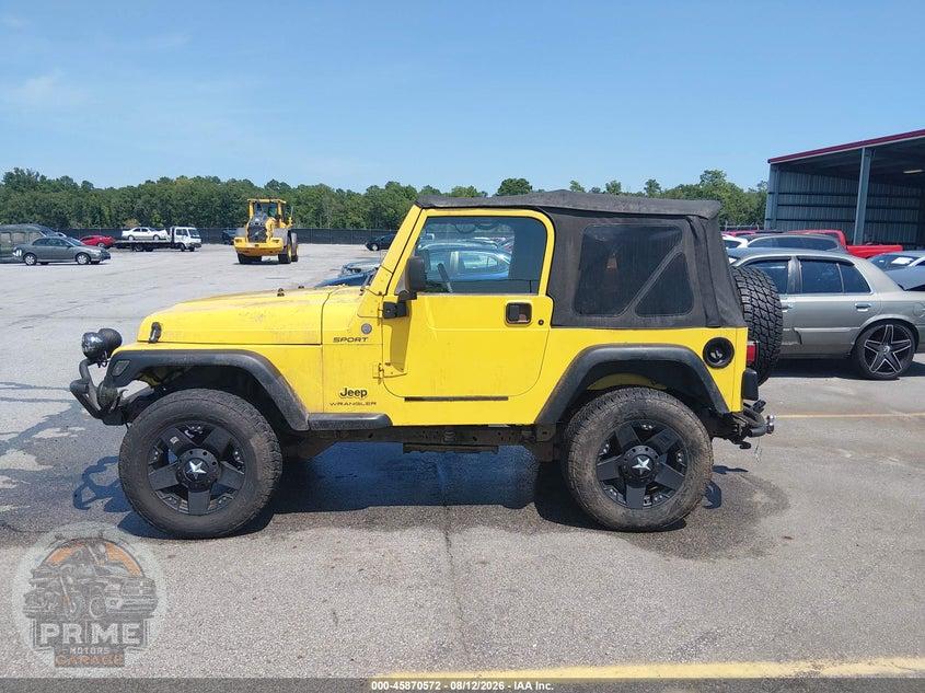 2004 JEEP WRANGLER SPORT — фото 14