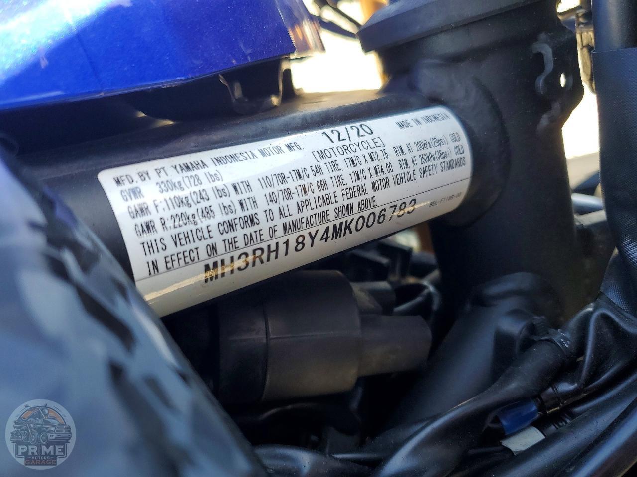 2021 YAMAHA YZFR3 — фото 9