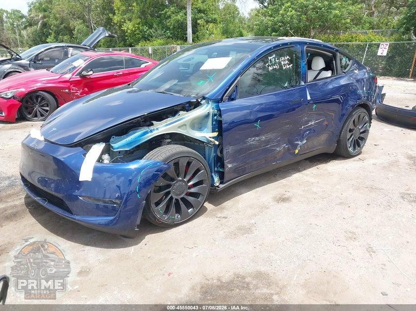 2022 TESLA MODEL Y PERFORMANCE DUAL MOTOR ALL-WHEEL DRIVE — фото 2